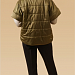 Дизайнерская куртка со съёмными рукавами / Жилет оливковый